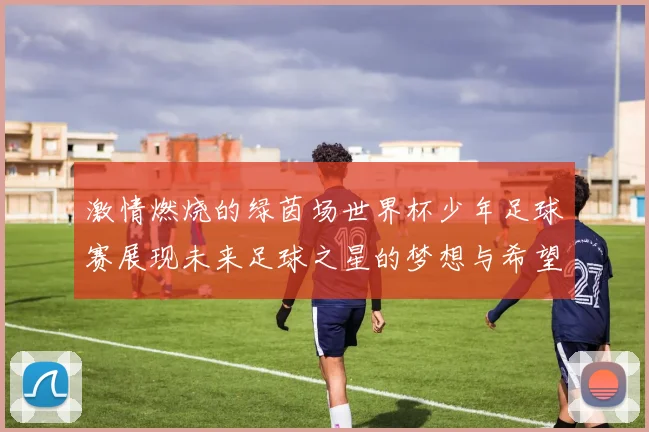 激情燃烧的绿茵场世界杯少年足球赛展现未来足球之星的梦想与希望